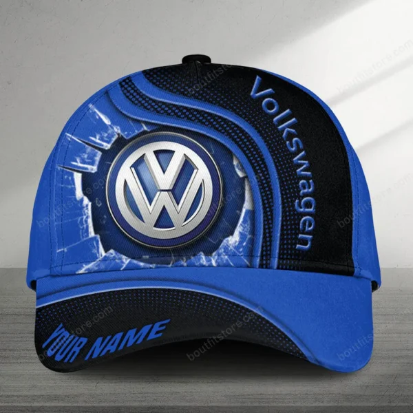 Volkswagen Cap for Car Lovers, Customized Name Hat All Over Print