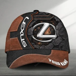 Lexus Black Cap, Customized Name Hat All Over Print