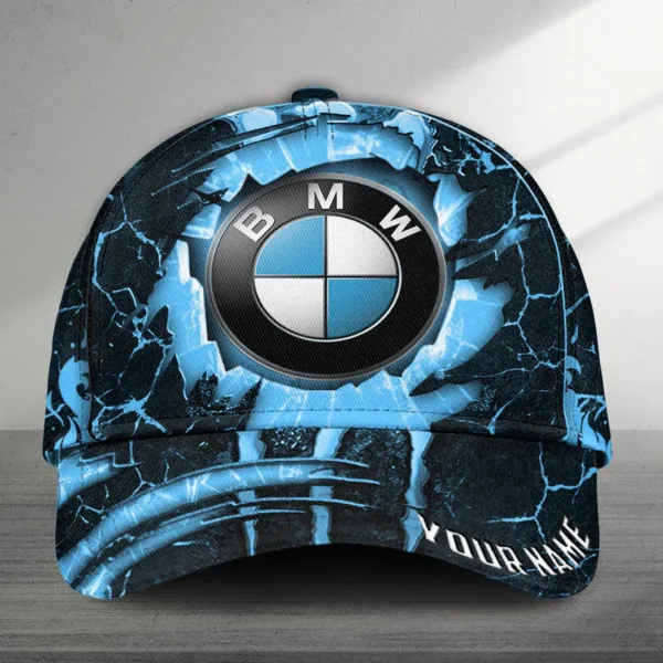 BMW Black Cap, All-Over Printed Customized Hat