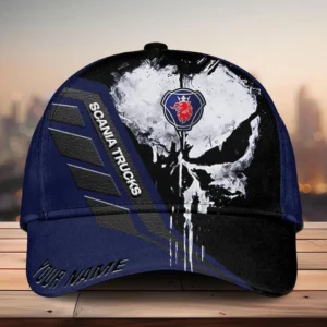 Scania Trucks Baseball Cap, Customized Name Hat All Over Print