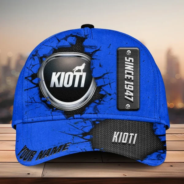 Kioti Cap for Car Lovers, Customized Name Hat All Over Print