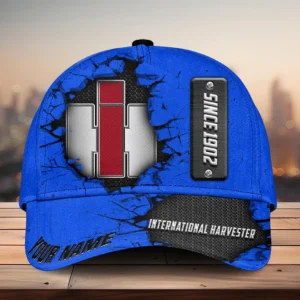 International Harvester Black Cap, Personalized Hat All Over Printed