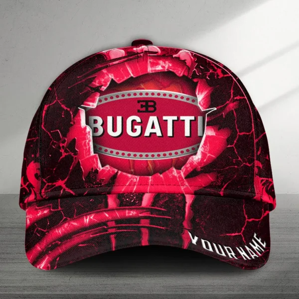 Bugatti Cap for Car Lovers, Personalized Hat All Over Printed