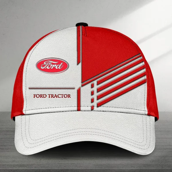 Ford Tractor Baseball Cap, Customized Name Hat All Over Print