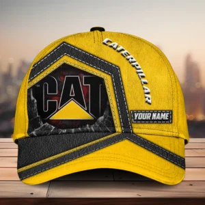 Caterpillar Black Cap, Customized Name Hat All Over Print