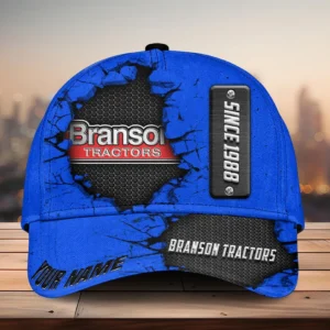 Branson Tractors Baseball Cap, Customized Name Hat All Over Print