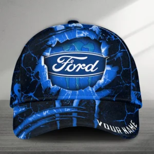 Ford Black Cap, Personalized Hat All Over Printed VPCP2461152336