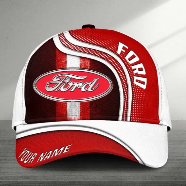 Ford Tractor Black Cap, Hat All Over Print