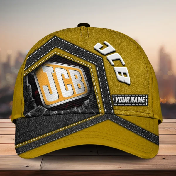 JCB Classic Cap, All-Over Printed Customized Hat for Car Lovers