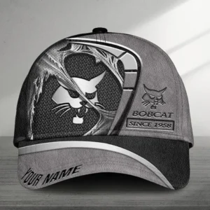 Bobcat Black Cap, Customized Name Hat All Over Print VPCP2461152384