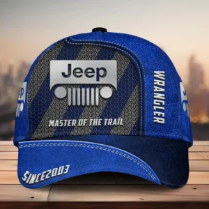 Jeep Wrangler Cap for Car Lovers, Customized Name Hat All Over Print