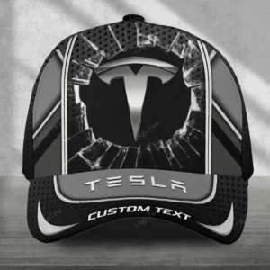 Tesla Black Cap, Customized Name Hat All Over Print VPCP2461152421