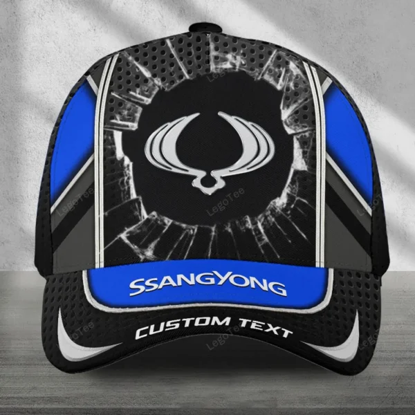 SsangYong Motor Cap for Car Lovers, Customized Name Hat All Over Print