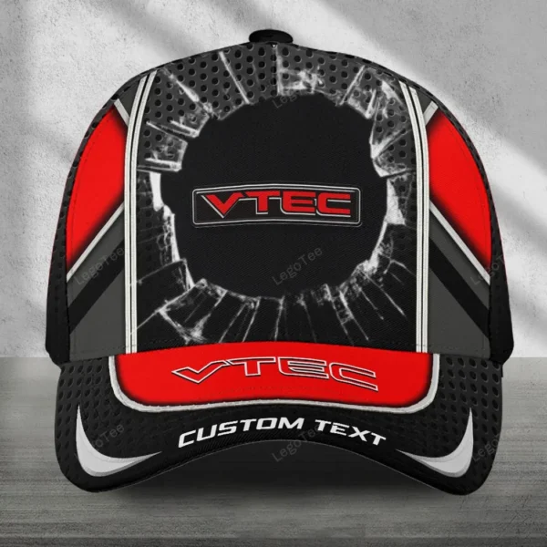 VTEC Baseball Cap, Customized Name Hat All Over Print