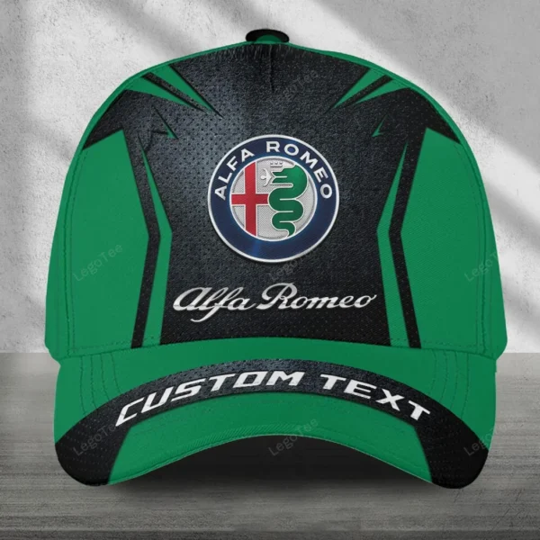 Alfa Romeo Black Cap, Personalized Hat All Over Printed VPCP2461152478