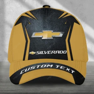 Chevrolet Silverado Black Cap, Personalized Hat All Over Printed