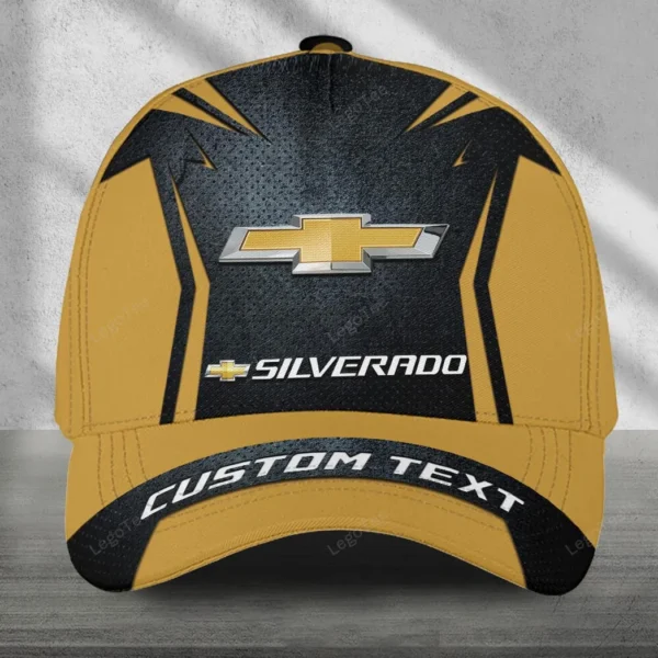 Chevrolet Silverado Black Cap, Personalized Hat All Over Printed