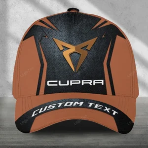 Cupra Black Cap, Customized Name Hat All Over Print