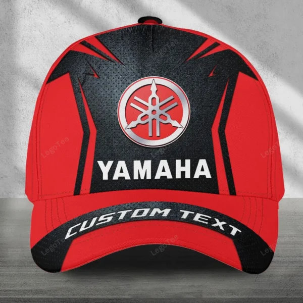 Yamaha Black Cap, All-Over Printed Customized Hat