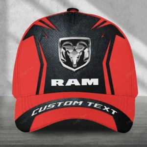 Ram truck Black Cap, Personalized Hat All Over Printed