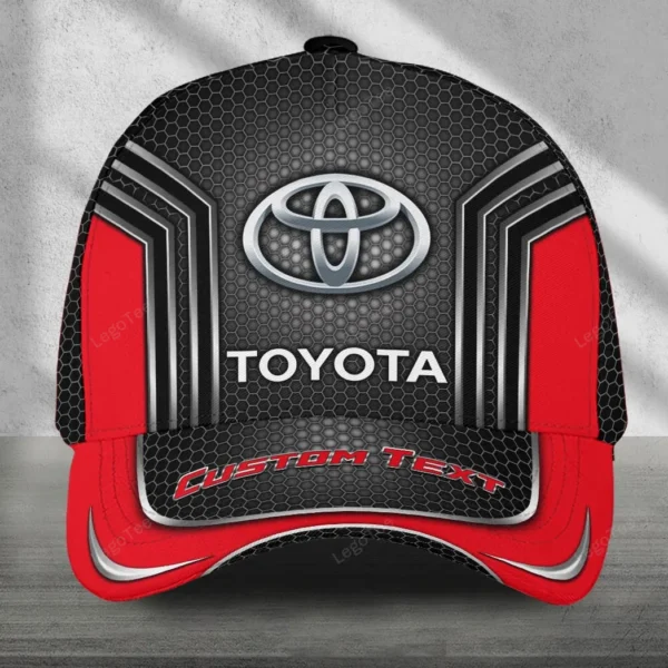 Toyota Black Cap, Customized Name Hat All Over Print VPCP2461152655