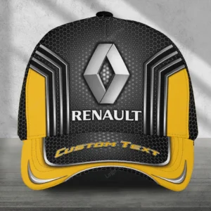 Renault Black Cap, Customized Name Hat All Over Print VPCP2461152699