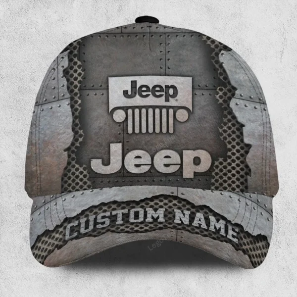 Jeep Black Cap, Customized Name Hat All Over Print VPCP2461152736