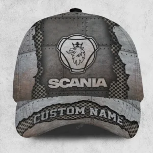 Scania Black Cap, All-Over Printed Customized Hat