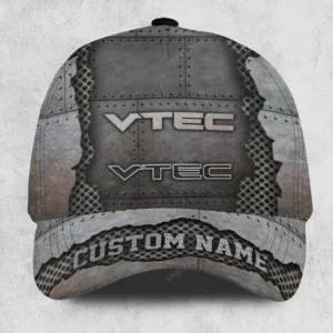 VTEC Black Cap, Personalized Hat All Over Printed