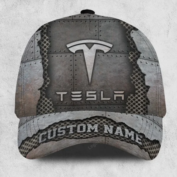 Tesla Classic Cap, Customized Name Hat All Over Print