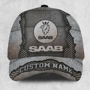 Saab Cap for Car Lovers, Personalized Hat All Over Printed