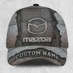 Mazda Black Cap, Customized Name Hat All Over Print VPCP2461152771