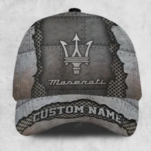 Maserati Cap for Car Lovers, Personalized Hat All Over Printed