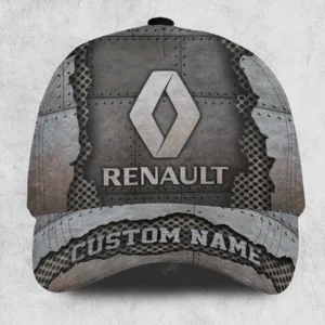 Renault Black Cap, All-Over Printed Customized Hat