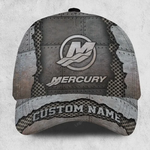 Mercury Marine Black Cap, Hat All Over Print