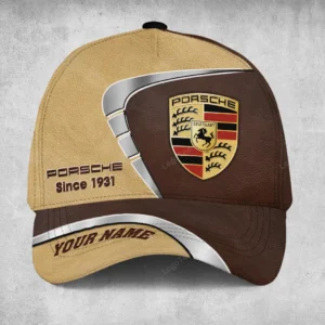 Porsche Black Cap, Personalized Hat All Over Printed