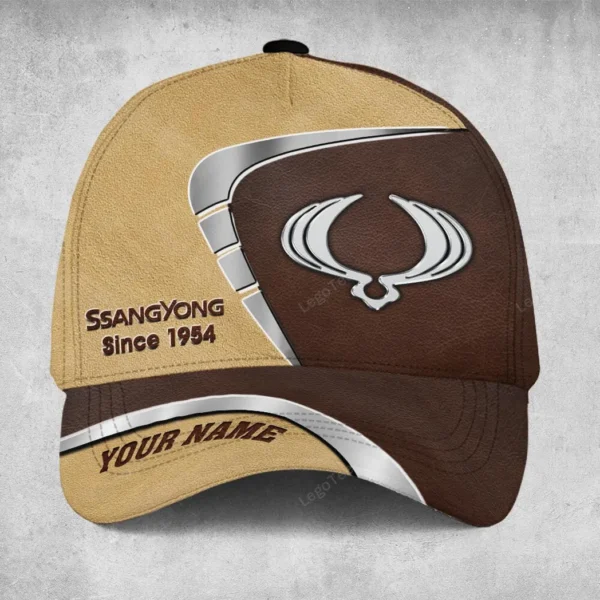 SsangYong Motor Baseball Cap, Customized Name Hat All Over Print