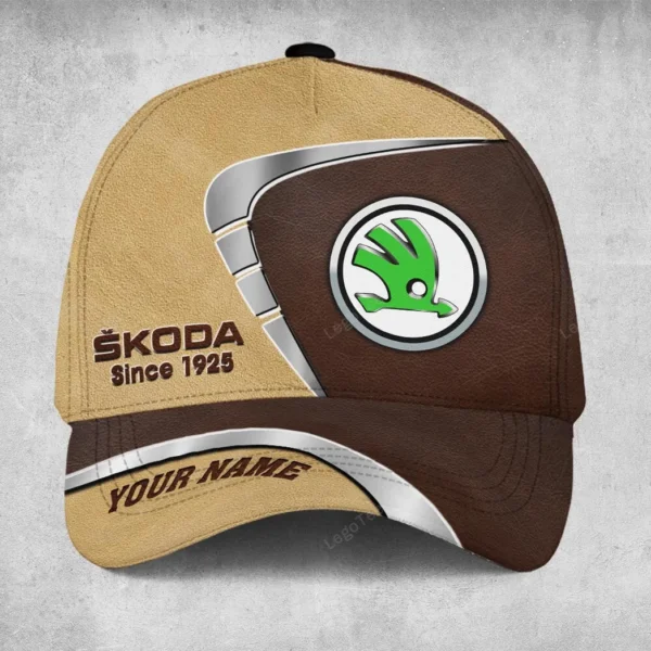 Skoda Cap for Car Lovers, All-Over Printed Customized Hat VPCP2461152880