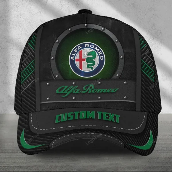 Alfa Romeo Cap for Car Lovers, All-Over Printed Customized Hat