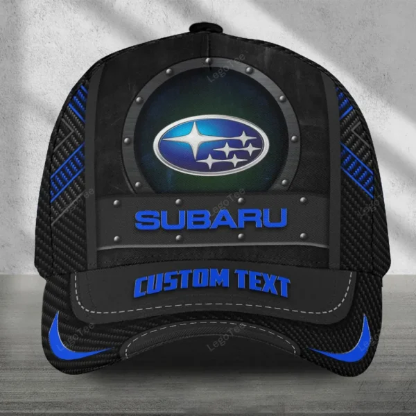 Subaru Black Cap, Personalized Hat All Over Printed VPCP2461152909