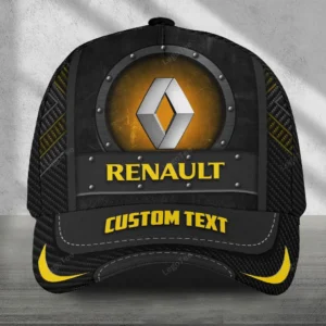 Renault Black Cap, Personalized Hat All Over Printed