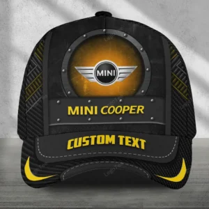 Mini cooper Black Cap, Customized Name Hat All Over Print VPCP2461152945