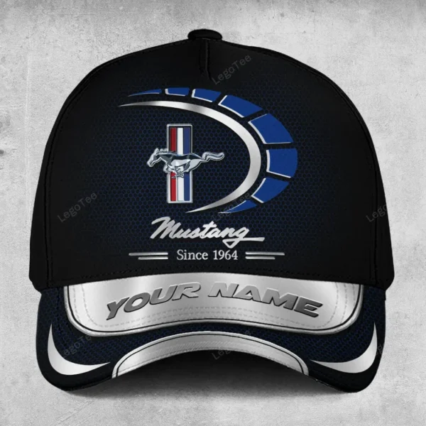 Ford-Mustang Cap for Car Lovers, All-Over Printed Customized Hat VPCP2461152980