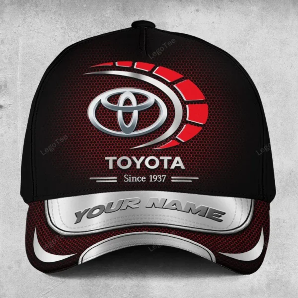 Toyota Cap for Car Lovers, Personalized Hat All Over Printed