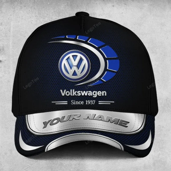 Volkswagen Black Cap, Personalized Hat All Over Printed VPCP2461152985