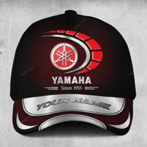 Yamaha Black Cap, Customized Name Hat All Over Print