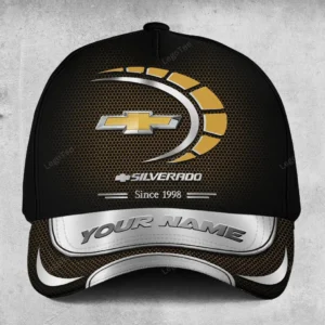 Chevrolet Silverado Cap for Car Lovers, Personalized Hat All Over Printed