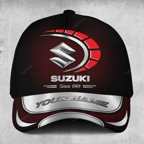 Suzuki Baseball Cap, Customized Name Hat All Over Print