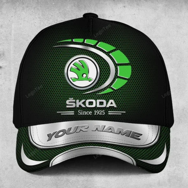 Skoda Cap for Car Lovers, All-Over Printed Customized Hat VPCP2461153054