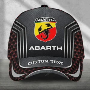 Abarth Cap for Car Lovers, Customized Name Hat All Over Print